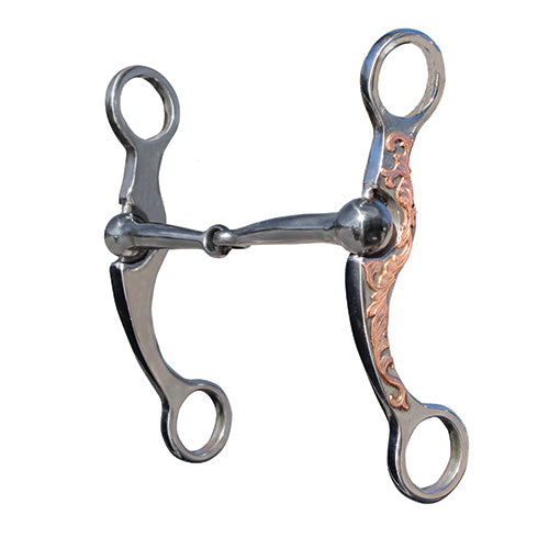 Professional's Choice Stockman Snaffle Copper Bit