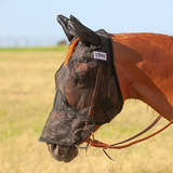Cashel Quiet Ride Average Horse Sized Fly Mask Long Nose with Ears