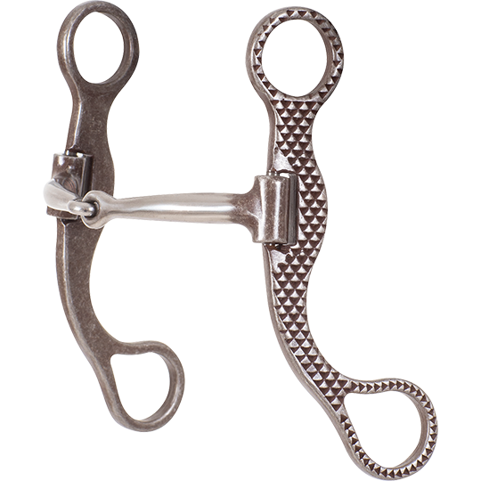 Classic Equine Rasp Shank Snaffle Bit