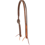 Cashel Two Tone Floral Split Ear Headstall