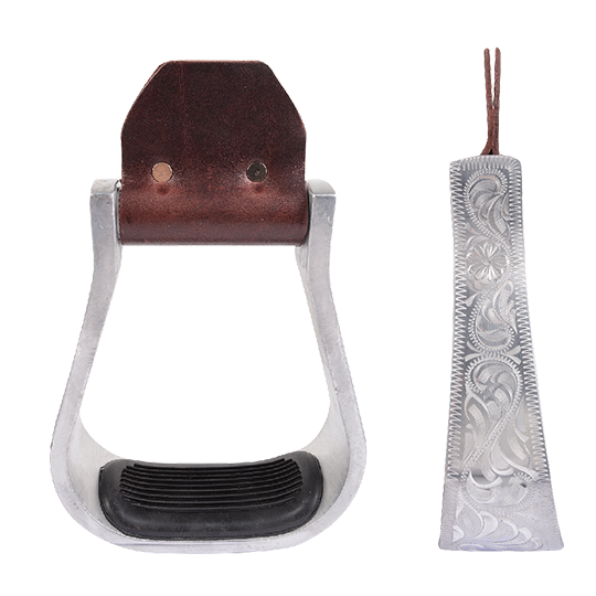 Martin Saddlery Engraved Stirrups - Thumbnail 5