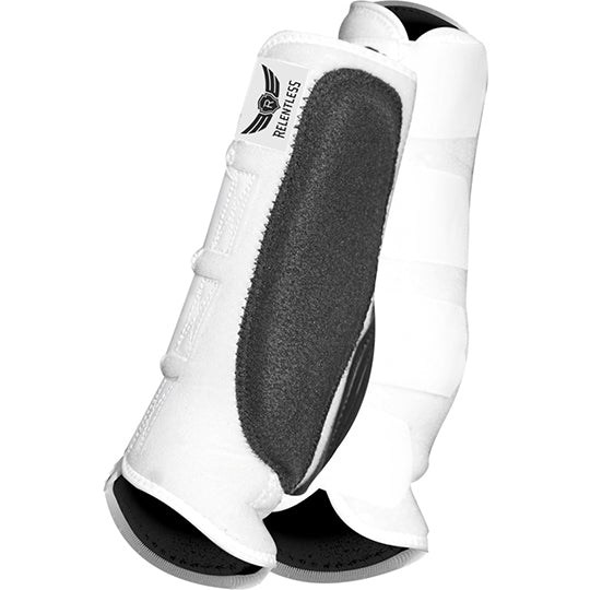 Relentless Tall No Rub Skid Boots- White