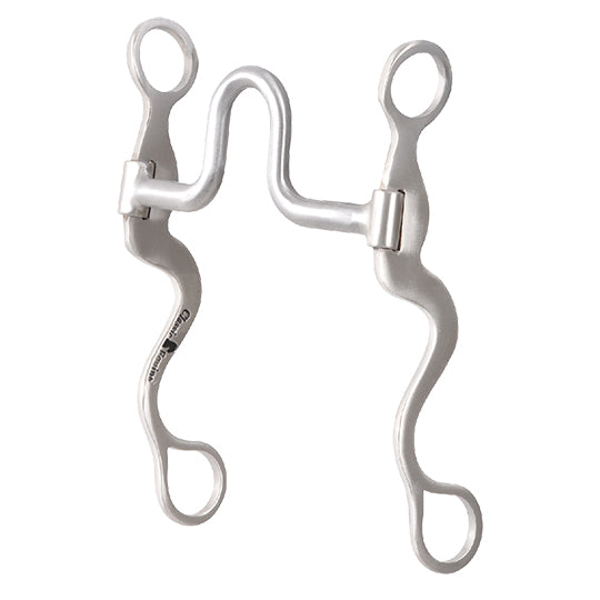 Classic Equine 8" Cavalry Cheek Solid Port Bit