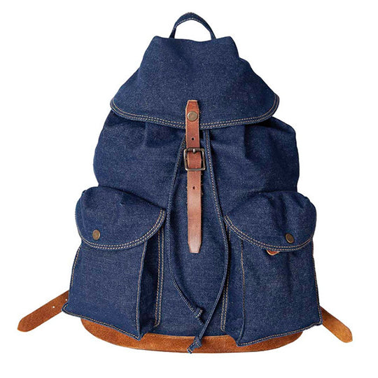 NEW STS RANCHWEAR bayou backpack in blue STS Ranchwear Blue Bayou Denim Knapsack Backpack | eBay main image 3