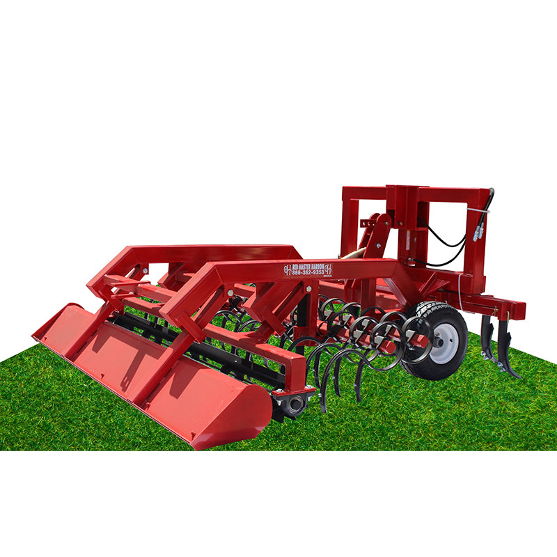 Red Master Harrow T-Rex Hydraulic Arena Drag 8 ft