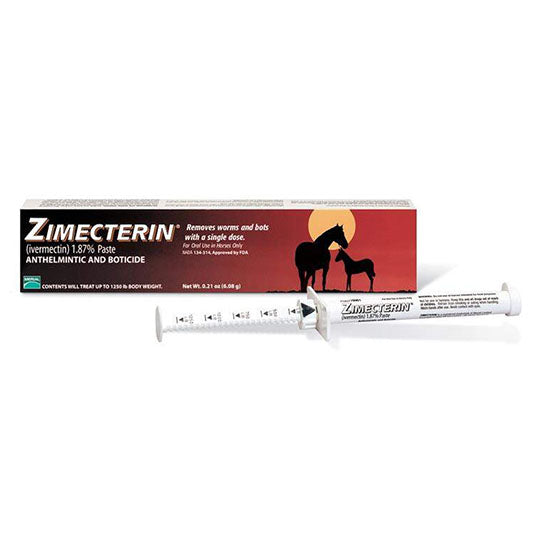 Zimecterin Ivermectin 1.87% Dewormer Paste