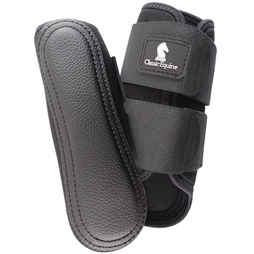 Classic Equine Air Wave Medium Front Splint Boots- Black