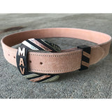 Coolhorse Leather 1 1/2" Roughout Belt- Pre-Made