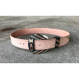 Coolhorse Leather 1 1/2" Gunslinger Roughout Belt- Pre-Made, Handmade in Amarillo, TX