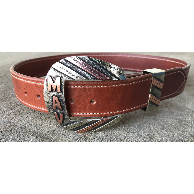 Coolhorse Leather 1 1/2" Slickout Belt- Pre-Made, Handmade in Amarillo, TX