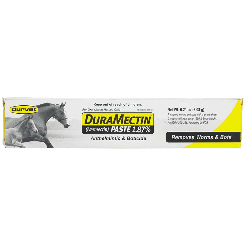 Durvet DuraMectin 1.87% Ivermectin Horse Dewormer Paste