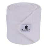 Classic Equine White Polo Wraps- Set of 4