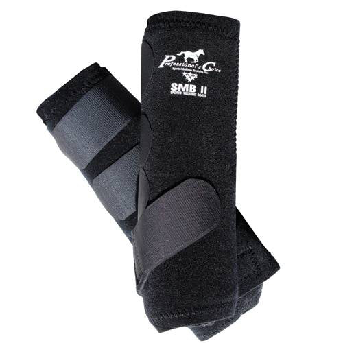 Professional's Choice SMBII Large Black Splint Boots- Pair